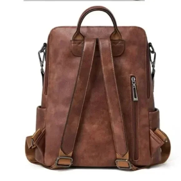 Leopard Print Backpack